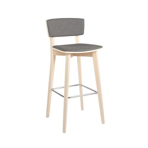 Sedia alta contemporanea - HELLEN SG03S - New Life Contract - da interno / in tessuto / in pelle