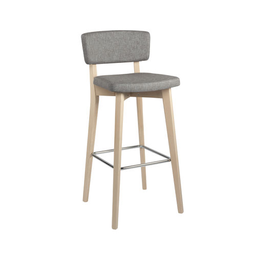 Sedia alta contemporanea - HELLEN SG04S - New Life Contract - da interno / in tessuto / in pelle