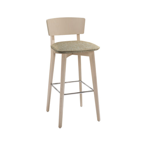 Sedia alta contemporanea - HELLEN SOFT SG06S - New Life Contract - da interno / in tessuto / in pelle