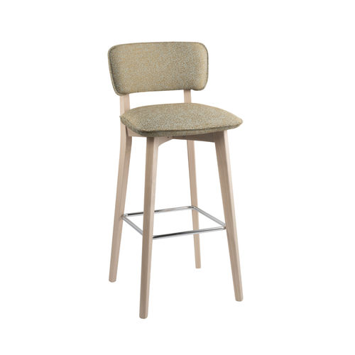 Sedia alta contemporanea - HELLEN SOFT SG07 - New Life Contract - da interno / in tessuto / in pelle