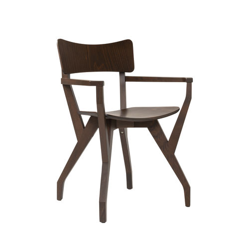 Sedia contemporanea - MARTINA SB01 - New Life Contract - da interno / in legno massiccio / in legno compensato