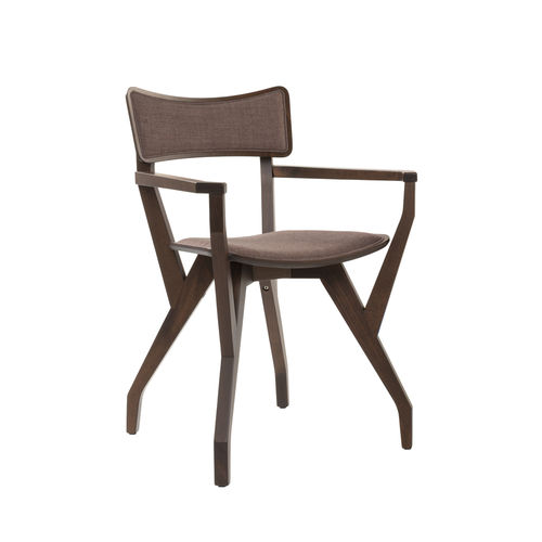 Sedia contemporanea - MARTINA SB03 - New Life Contract - da interno / in pelle / in tessuto