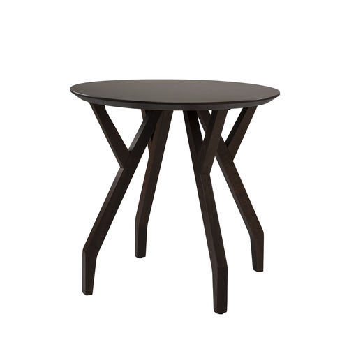 Tavolo contemporaneo - MARTINO TV02 - New Life Contract - in legno massiccio / con supporto in legno massiccio / rotondo