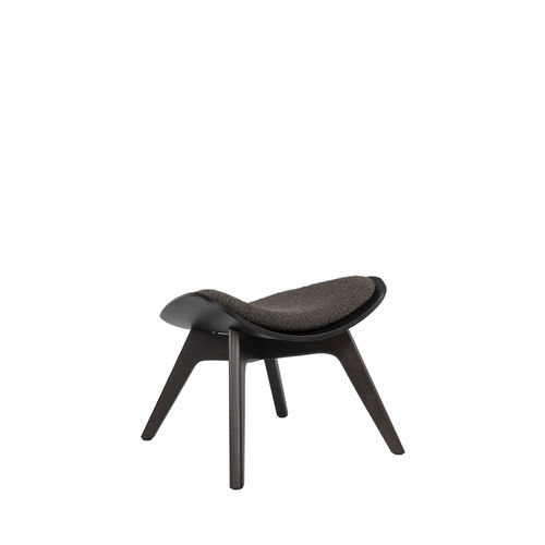 Pouf contemporaneo - HARLOCK PF02 - New Life Contract - in pelle / in legno massiccio / in tessuto