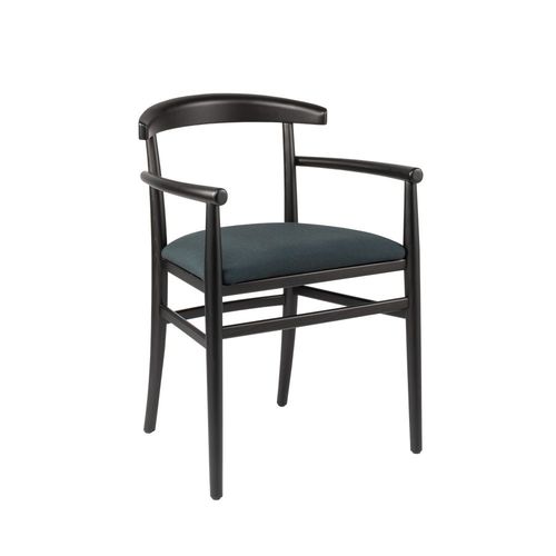 Poltrona contemporanea - GRACE SB01 - New Life Contract - in pelle / in tessuto / in legno massiccio