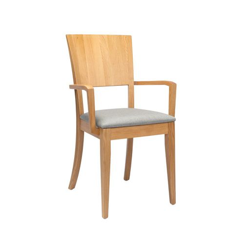 Sedia da ristorante contemporanea - AMY SB02 - New Life Contract - da interno / in pelle / in legno massiccio