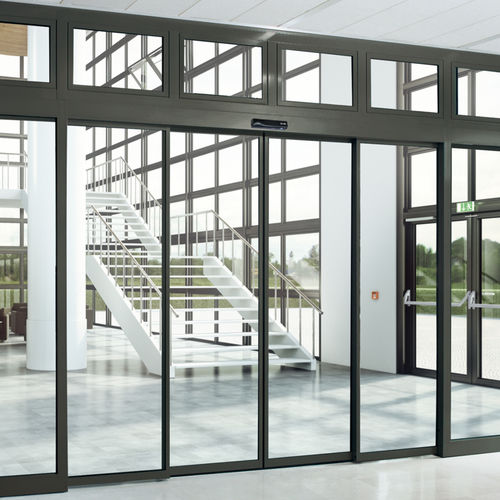 Porta d'ingresso - EMT  - Gretsch-Unitas - in metallo / telescopica / vetrata