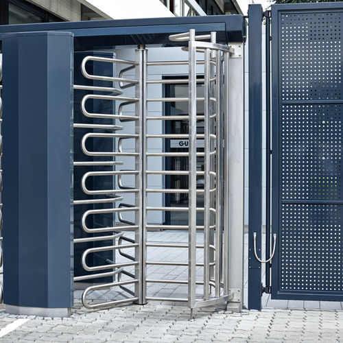 Tornello a tutta altezza - Gretsch-Unitas - per controllo accesso / di sicurezza / in metallo