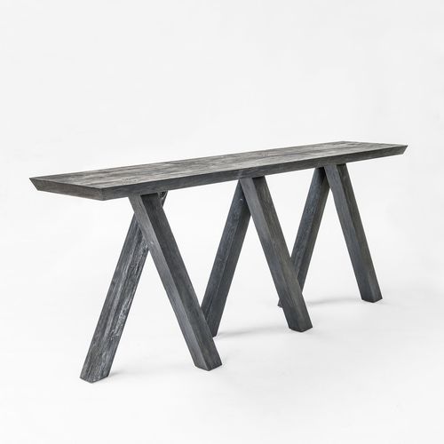 Consolle contemporanea - CHRISTO - GOMMAIRE - in legno / rettangolare / per uso residenziale