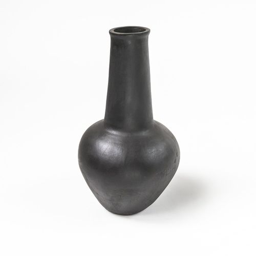 Vaso classico - GIO - GOMMAIRE - in terracotta / nero