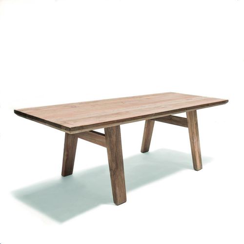 Tavolo da pranzo contemporaneo - MIA - GOMMAIRE - in teak / rettangolare / per uso residenziale