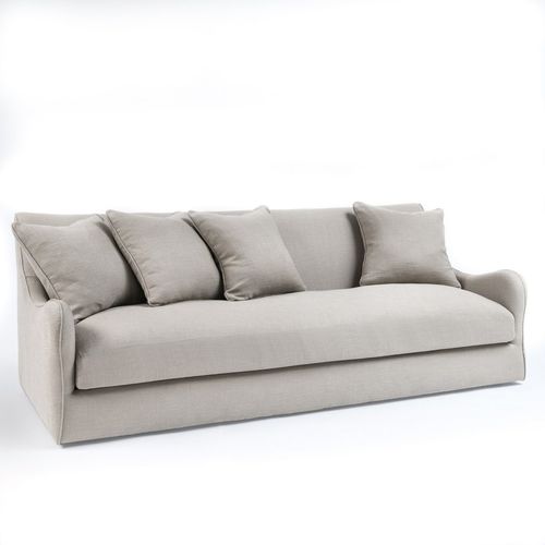 Divano contemporaneo - BERNARD - GOMMAIRE - in tessuto / beige / 3 posti