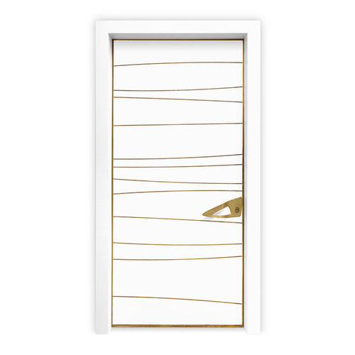 Porta d'ingresso - LENA - REMO Security Doors - in legno / in acciaio galvanizzato / in ottone