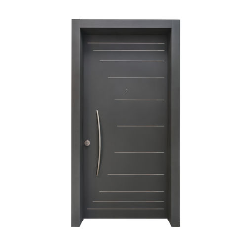 Porta d'ingresso - YAMUNA - REMO Security Doors - in acciaio galvanizzato / battente / senza vetri