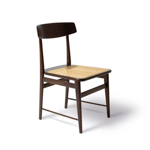 Sedia contemporanea - LUCIO - LinBrasil - da interno / in legno massiccio / in rattan