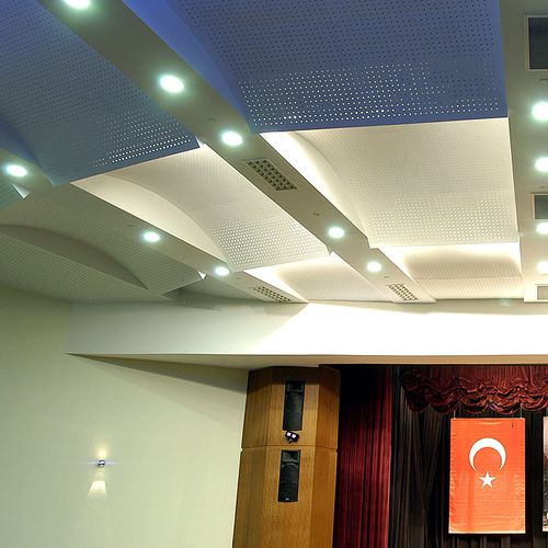 Controsoffitto a base gesso - FULL PLATE - Tacer Ltd. - in pannelli / decorativo