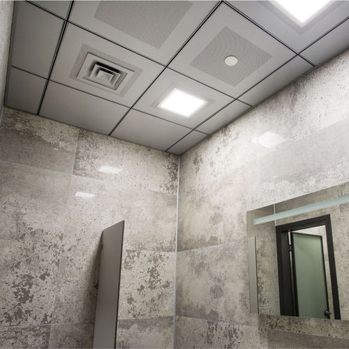Controsoffitto in metallo - ULTRALINE - Tacer Ltd. - in pannelli / acustico