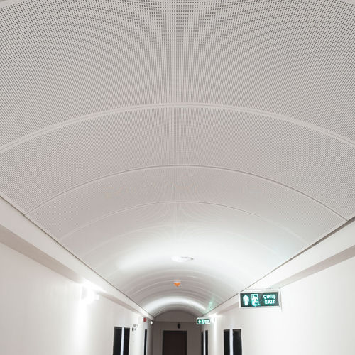Controsoffitto in metallo - CURVED SYSTEMS - Tacer Ltd. - in pannelli / acustico / perforato