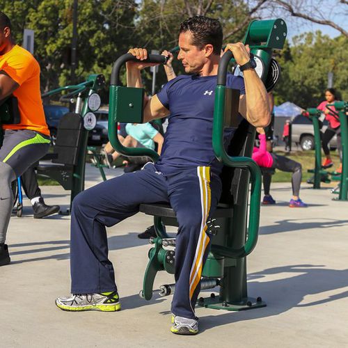 Attrezzo per bodybuilding butterfly - UBX-208 - Greenfields Outdoor Fitness - pressa per spalle / pressa per pettorali / da esterno