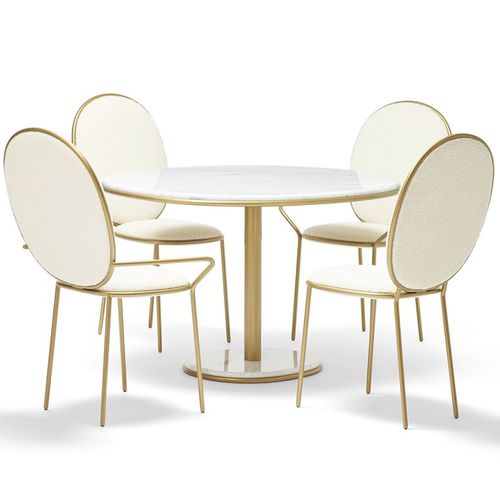 Sedia da pranzo contemporanea - STAY - Sé collections - da interno / in tessuto / imbottita