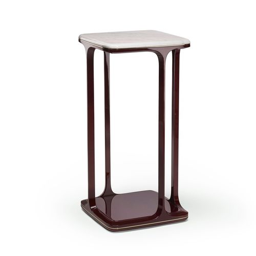Tavolo d'appoggio contemporaneo - HERACLES - Sé collections - in legno / in marmo / quadrato
