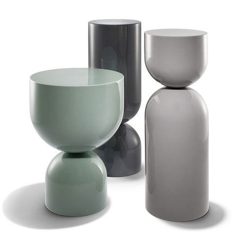 Tavolo d'appoggio contemporaneo - TIME PIECE - Sé collections - in ceramica / rotondo / per uso residenziale