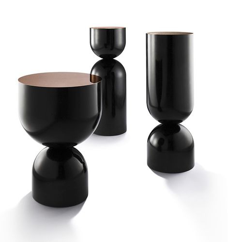 Tavolo d'appoggio contemporaneo - TIME PIECE - Sé collections - in rame / rotondo / per uso residenziale