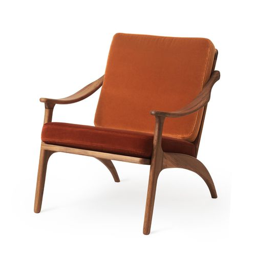 Poltrona classica - LEAN BACK - Warm  Nordic - in tessuto / in legno massiccio / reclinabile