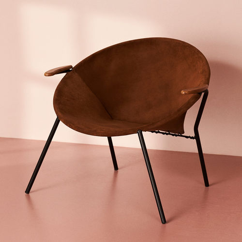 Sedia classica - BALLOON - Warm  Nordic - da interno / in pelle / in teak