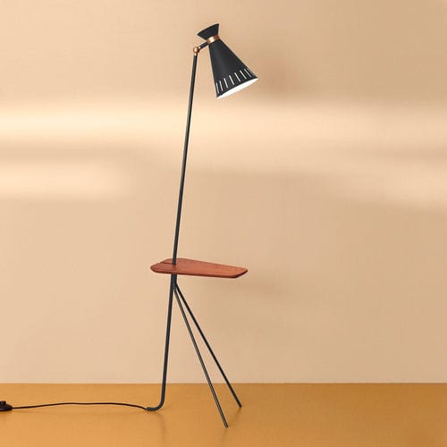 Lampada da pavimento - CONE - Warm  Nordic - in ottone / in acciaio laccato / classica