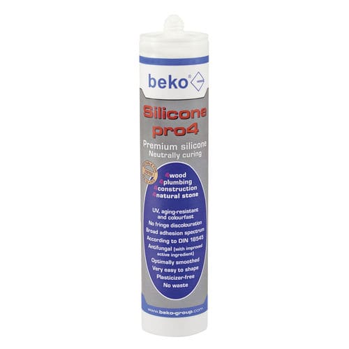 Mastice elastico - PRO4 PREMIUM - Beko Group Ltd - in resina di silicone / a base di caucciù / di riparazione