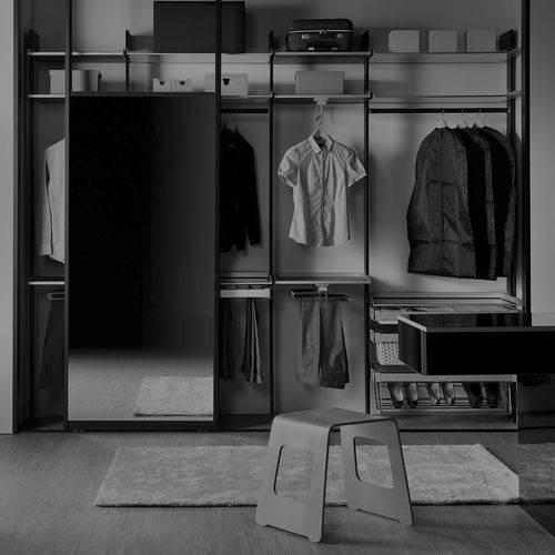 Cabina armadio contemporanea - Alustil - in legno / in vetro / in alluminio