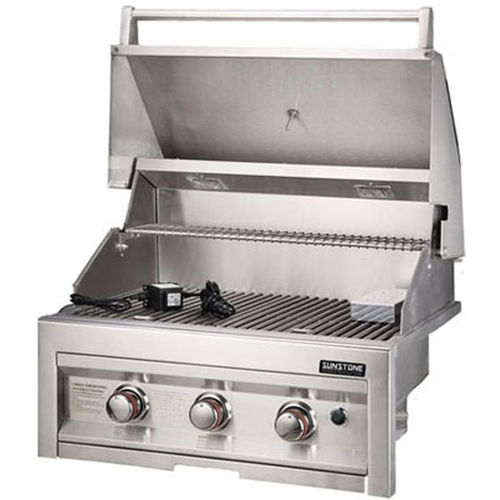 Barbecue a gas - SUN3B - SUNSTONE - elettrico / da appoggio / in acciaio inossidabile