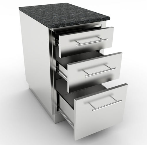Mobile basso da cucina - SBC18STD - SUNSTONE - da appoggio / da esterno