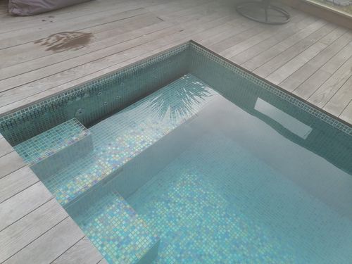 Piscina da esterno - Tilestone Pools one piece tiled pools - interrata / in calcestruzzo / in mosaico