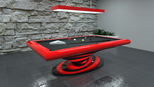 Tavolo da biliardo design originale - EVEREST - Bilhares Europa - per uso residenziale / contract / in rovere
