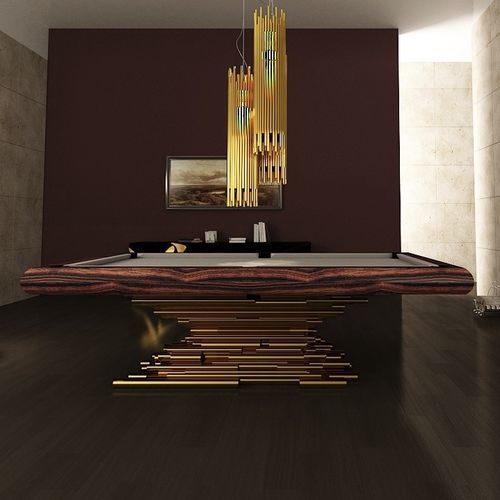 Tavolo da biliardo design originale - Caliope  - Bilhares Europa - per uso residenziale / in legno / in ardesia