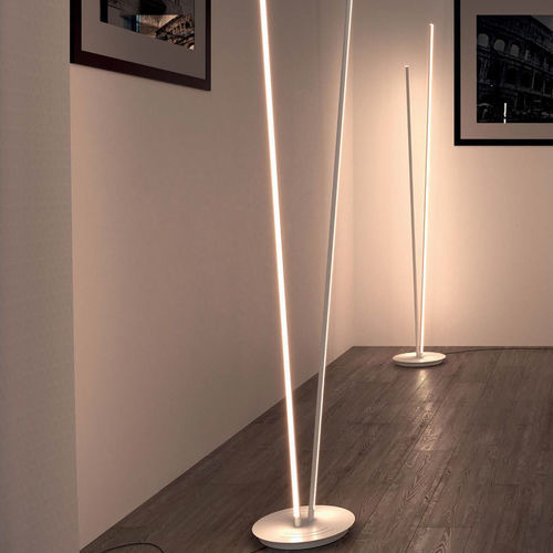 Lampada da pavimento - LUCILLA  - cattaneo - in alluminio / in ferro / polimetilmetacrilato