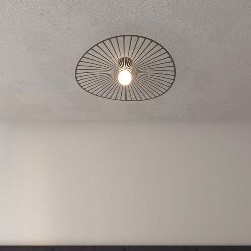 Plafoniera contemporanea - RAYS - cattaneo - ad anelli / curva / in ferro