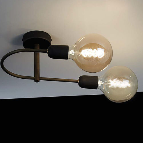 Plafoniera design industriale - SMITH - cattaneo - geometrica / in metallo / in ottone