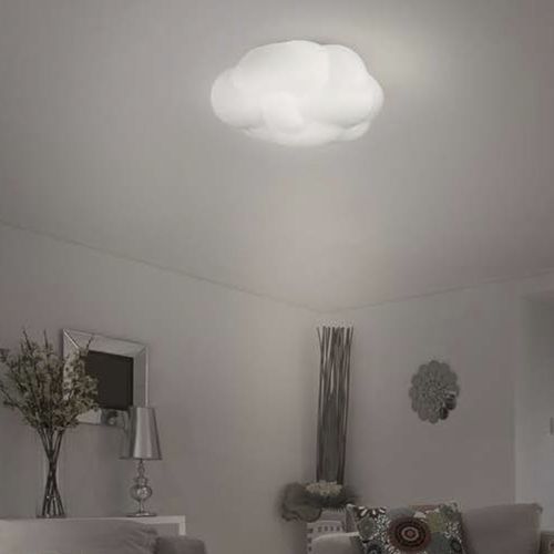 Plafoniera design originale - CLOUD - cattaneo - in vetro / alogena / da interno