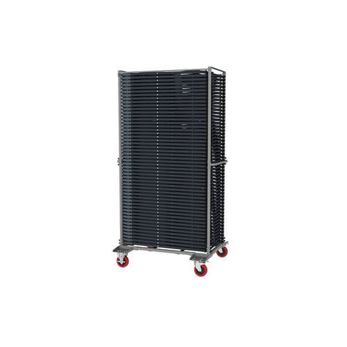 Carrello portasedie - Bigalex - Zown - per hotel / per ristorante / in acciaio verniciato