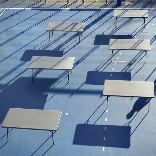 Tavolo pieghevole - Classic XXL200 - Zown - contemporaneo / in polietilene ad alta densità HDPE / con supporto in acciaio verniciato a polvere