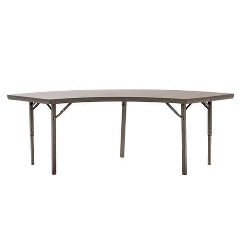 Tavolo pieghevole - XL Crescent - Zown - contemporaneo / in polietilene ad alta densità HDPE / con supporto in acciaio verniciato a polvere