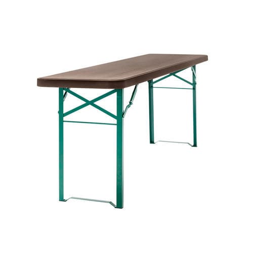 Tavolo pieghevole - Munich50 - Zown - contemporaneo / in polietilene ad alta densità HDPE / con supporto in acciaio verniciato a polvere