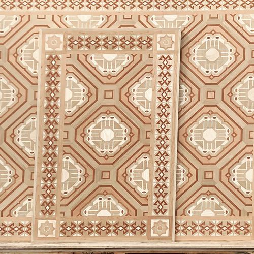 Parquet multistrato - MARQUETRY TKM - SURCO interiors - in acero / in rovere / in legno di latifoglie