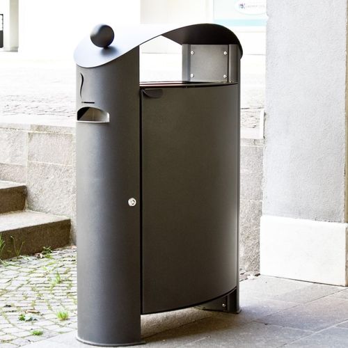 Portarifiuti in acciaio inossidabile - ERCOLE - Ferrinox - contract / singolo / 100L