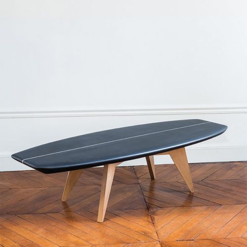 Tavolino basso contemporaneo - BOLGE 59 - SALTY - in faggio / epossidico / per uso residenziale
