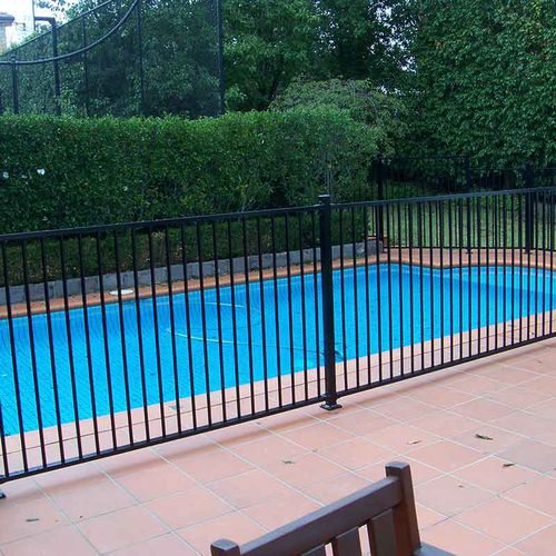 Ringhiera in alluminio - SJZ SHANZHENG CO., LTD - a sbarre / da esterno / per piscina