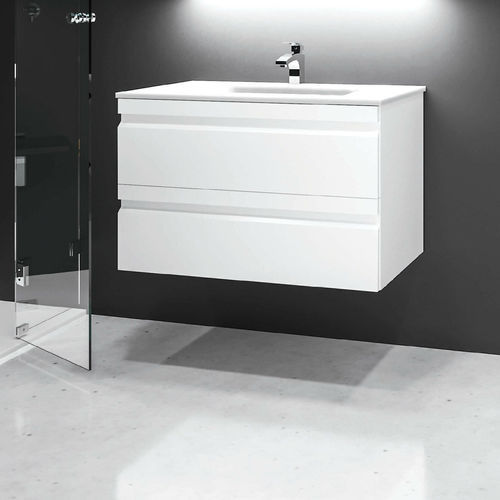 Mobile lavabo sospeso - TERRA - UAB KAME - in MDF / in ceramica / contemporaneo